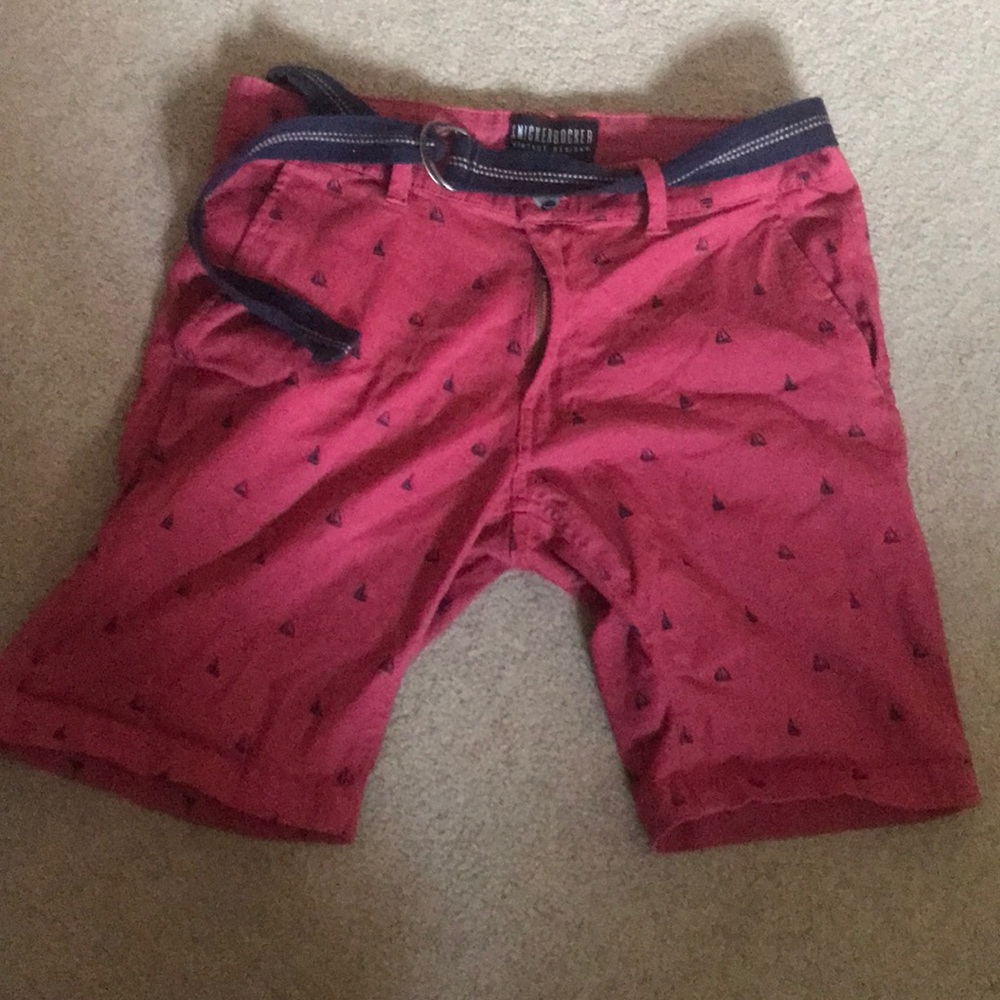 Dark Red Men’s shorts
